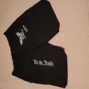 NWOT We The People USA Unisex Size‎ Large Black Tactical Shorts